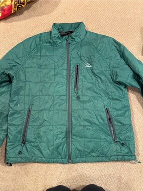 Men’s L.L. Bean Green Quilted Jacket